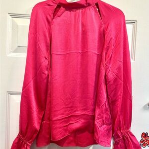 NWT Vibrant Pink Ted Baker Top. Sz 4
